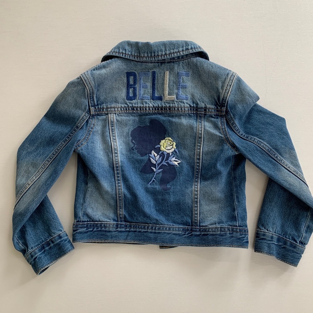 Girls Denim Gap/Disney Belle jacket (6/7)